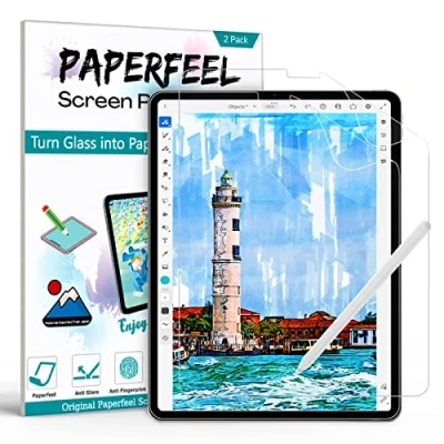 Abbildung von [2 Stück] Schutzfolie für iPad Pro 11 Zoll (2022 2018) &amp; Air 5./4. Generation Folie(2022/2020 10,9 Zoll), Matt Papier Displayschutzfolie zum Schreiben Zeichnen Blendfreiem, Anti Fingerabdruck