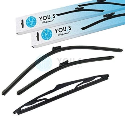 Abbildung von YOU.S SCHEIBENWISCHER SET VORNE + HINTEN 650 500 300 mm (3 Stück)