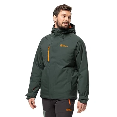 Abbildung von Jack Wolfskin Troposphere Winterjacke, Herren, Größe: XXL, Black olive