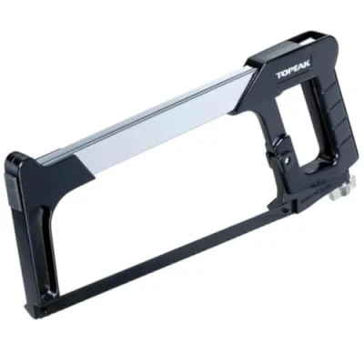Abbildung von Topeak Hacksaw Säge aus Aluminium und Fiberglas in der Farbe Silber Schwarz, Maße: 35cm x 17cm 2,5cm, 15410042