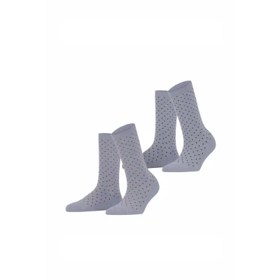 Abbildung von Esprit FINE DOT 2PACK Socken, Damen, Größe: 39 42, Blue fog