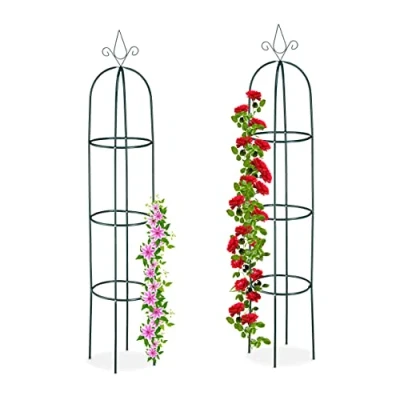 Abbildung von relaxdays Rankhilfe 200 cm 2er Set