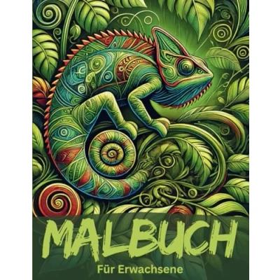 Abbildung von Malbuch für Erwachsene: Tierische Mandalas Entspannen und Kreativ Sein
