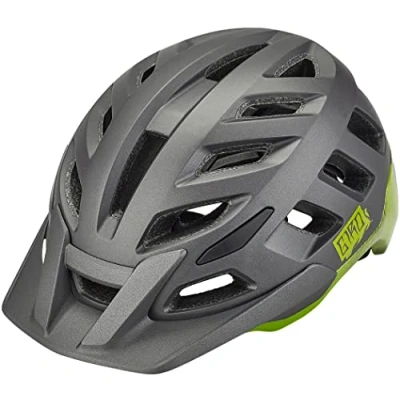 Abbildung von Giro Bike Unisex Erwachsene Radix Fahrradhelme, Matte Met Black/Ano Lime 22, M