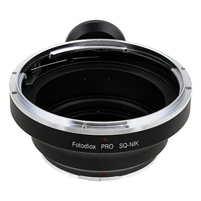 Abbildung von Fotodiox Pro Lens Mount Adapter Compatible Bronica SQ Lenses on Nikon F Cameras