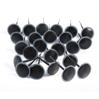 Abbildung von VIFER Reifen Plug Patch, 24Pcs Gummi Reifenreparatur Stopfen 6mm Pilz Nagel mit integriertem Stopfen, Reifenreparaturset Pilzförmige Nadelstecker für Auto Motorrad Fahrrad