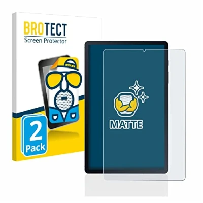 Abbildung von BROTECT Entspiegelungs Schutzfolie für Samsung Galaxy Tab S6 Lite LTE/WiFi 2020 (2 Stück) Matte Displayschutz Folie, Anti Reflex, Fingerprint