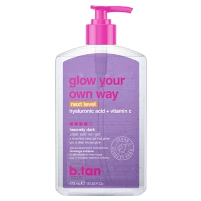 Abbildung von B.Tan Glow Your Own Way Next Level Self Tan Gel für Frauen, 16 oz