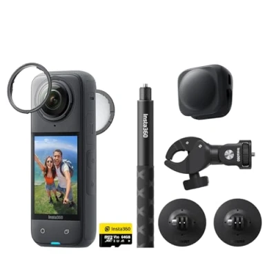 Abbildung von Insta360 4 x Motorrad Paket Schwarz
