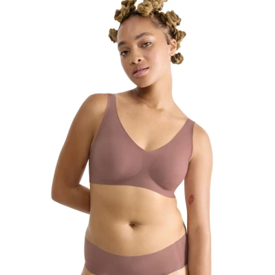 Abbildung von Sloggi Bralette Bustier, Damen, Größe: Large, Cacao