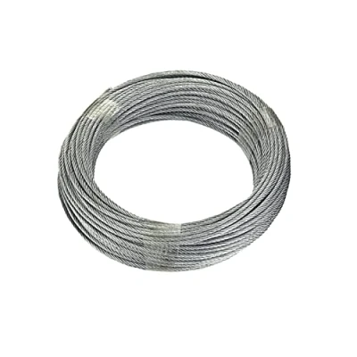 Abbildung von Connex DY2701385 Drahtseil mit Textilfaserseele, 20 m x 4 mm, verzinkt