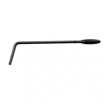 Abbildung von Musiclily Ultra 5mm Edelstahl Push In Style Tremolo Arm Tremolohebel Whammy Bar für China Wilkinson M Serie Brücke, Schwarz mit Kappe