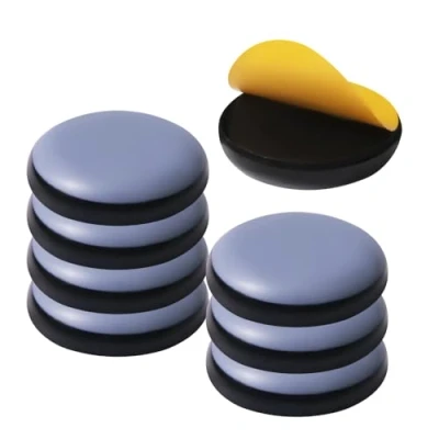 Abbildung von Teflongleiter Selbstklebend Profi Möbelgleiter/Teppichgleiter PTFE Rund&amp;Quadratisch (8, kreisförmig,30mm)