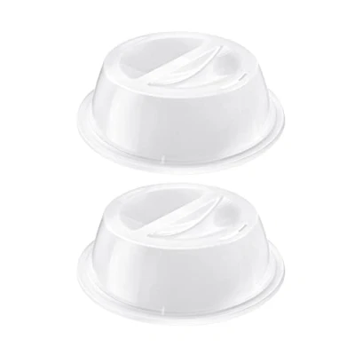 Abbildung von WESTMARK Mikrowellenbehälter 2 Mikrowellenabdeckhauben, ø 27,5 cm, PP