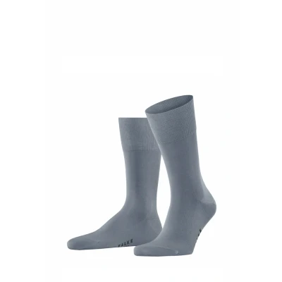 Abbildung von FALKE Herren Socken Tiago M So nachhaltige Fil D&#039;Ecosse Baumwolle einfarbig 1 Paar, Grau Grey 3208, 41 42