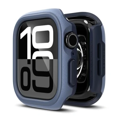 Abbildung von Ringke Onyx Case Compatible with Apple Watch 10 46mm Hülle, Slim Snug Fit Stoßfest Kratzfest Bumper Handyhülle mit Einzigartigem Textur Design und Rahmen Schutz Navy