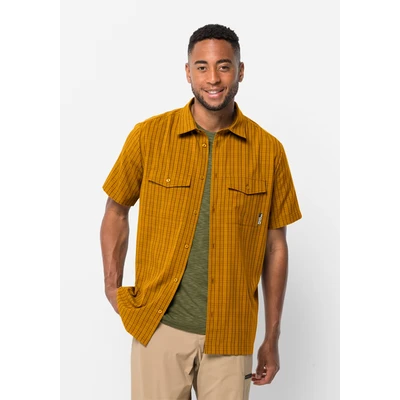 Abbildung von Jack Wolfskin Thompson Hemd, Herren, Größe: Small, Curry check