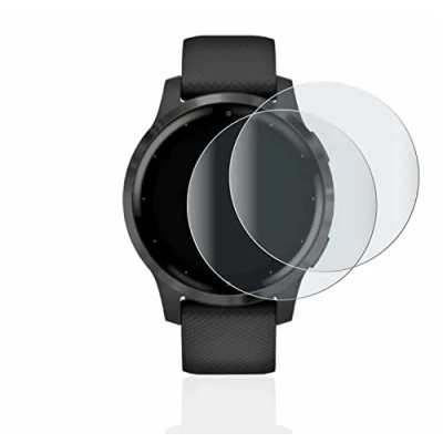 Abbildung von BROTECT Full Cover Schutzfolie Matt für Garmin vivoactive 4 (45 mm) (2 Stück) Screen Displayschutz Folie, 3D Curved, Anti Reflex