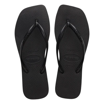 Abbildung von Havaianas SLIM Square Zehentrenner, Größe: 37 38, Black Schuhe