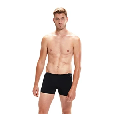 Abbildung von Speedo MENS Hyper BOOM Splice Aquashort Badehose Pants, Herren, Größe: 7, Black/grey