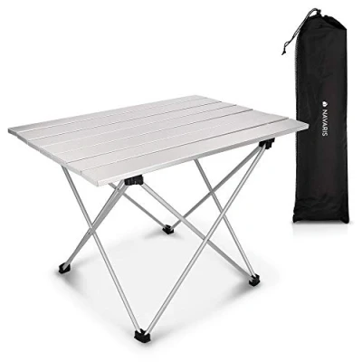 Abbildung von Navaris Campingtisch Camping Klapptisch ultraleicht Alu Balkon Beistelltisch (1 St)