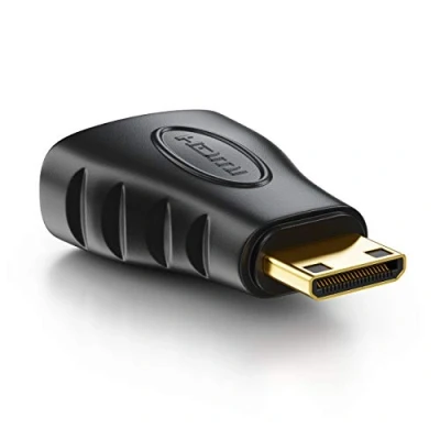 Abbildung von deleyCON HDMI zu Mini Adapter Buchse Stecker 1920x1200 1080p Schwarz
