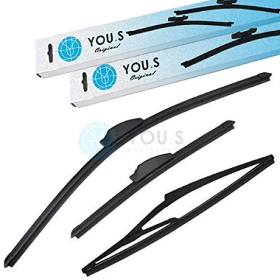 Abbildung von YOU.S SCHEIBENWISCHER SET VORNE + HINTEN 600 340 310 mm (3 Stück)