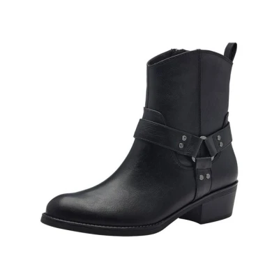 Abbildung von Marco Tozzi Cowboy/Bikerstiefelette, Damen, Größe: 39, Black Schuhe