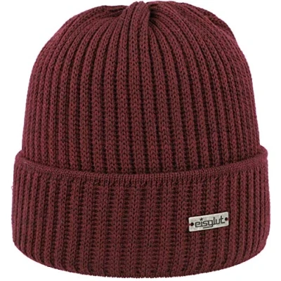 Abbildung von Eisglut Herren Jamesg Merino Mütze, Bordeaux, M 57 58cm