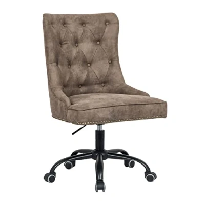 Abbildung von riess ambiente Drehstuhl VICTORIAN VARIANTENWAHL, Büro · Microfaser höhenverstellbar Laufrollen Home Office