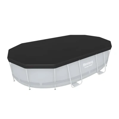 Abbildung von Bestway Pool Abdeckung, Hülle, Grau, PVC, Oval, 2,5 m, 4,24 m