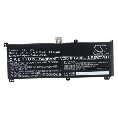Abbildung von vhbw Akku kompatibel mit Schenker XMG Core 15, 15 GK5CP6V Notebook (7100mAh, 11,4V, Li Polymer)