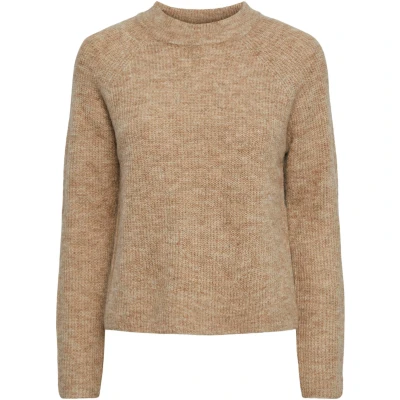 Abbildung von Pieces Pcellen Oneck Strickpullover, Damen, Größe: 40, Fossil