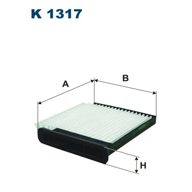 Abbildung von FILTRON K 1317 Innenraumfilter Partikelfilter 234 178 35 NISSAN: NV200 / Evalia Bus, Kasten Kombi, Tiida Schrägheck
