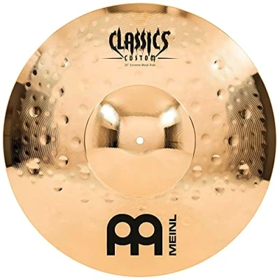 Abbildung von Meinl Cymbals Classics Custom Extreme Metal Ride — 20 Zoll (Video) Schlagzeug Becken (50,80cm) B12 Bronze, Brilliantes Finish (CC20EMR B)