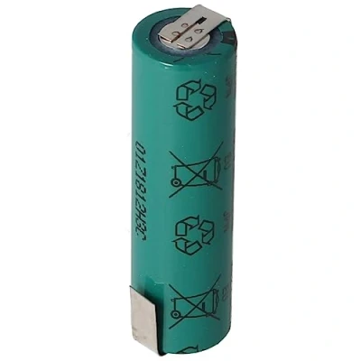 Abbildung von Sanyo FDK Flat Top NiMH Akku 1,2V 1650mAh Lötfahne Z FORM
