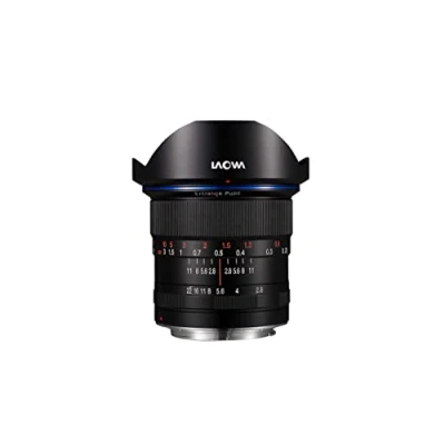 Abbildung von Venus Laowa 12 mm f/2.8 Zero D Ultra Weitwinkelobjektiv, manueller Fokus für Sony E Mount Kamera, schwarz