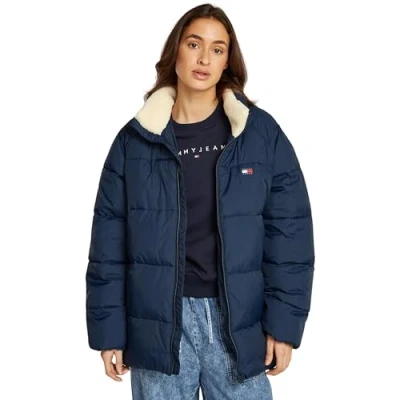 Abbildung von Tommy Jeans Puffer Winterjacke, Herren, Größe: XXL, Dark night navy