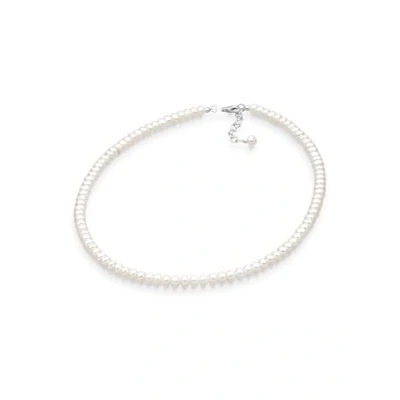 Abbildung von Elli Perlenkette Edel Süßwasserzuchtperlen 925 Sterling Silber
