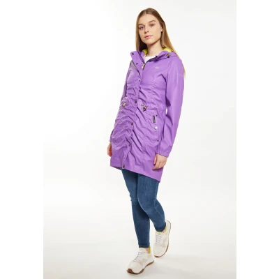 Abbildung von SCHMUDDELWEDDA Damen Regenmantel M / Lila 100% Polyester