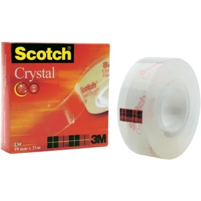 Abbildung von Büroband SCOTCH Crystal Clear 19mm 33m 1 Stk.