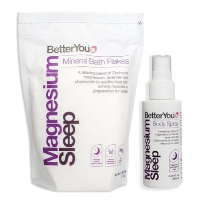 Abbildung von The Wellness Collection Magnesium Sleep by BetterYou for Unisex 2 Stück Body Spray, 35,2 oz Bath Salt
