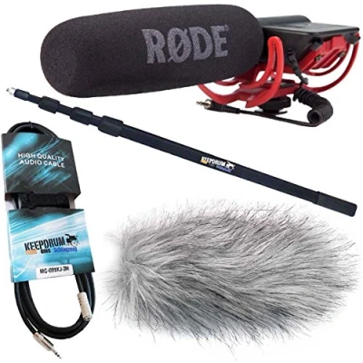 Abbildung von Rode Videomic Rycote + keepdrum 3m Tonangel Windschutz Miniklinke