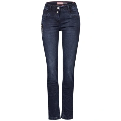 Abbildung von Cecil Jeans Slim Fit, Damen, Größe: 30x28, Blau