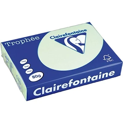 Abbildung von Clairefontaine Kopierpapier Trophee A3 80g/qm VE=500 Blatt hellgrün
