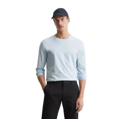 Abbildung von Marc O&#039;Polo LONG Sleeve CREW NECK ICON Chest Print Langarmshirt, Herren, Größe: Large, Starlight