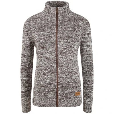 Abbildung von Oxmo Oxphenix Strickjacke, Damen, Größe: XXL, Coffee bea