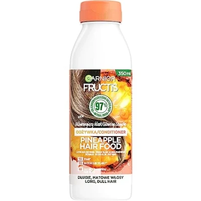 Abbildung von Garnier Fructis Hair Food Pineapple Conditioner für langes, mattes Haar 350ml