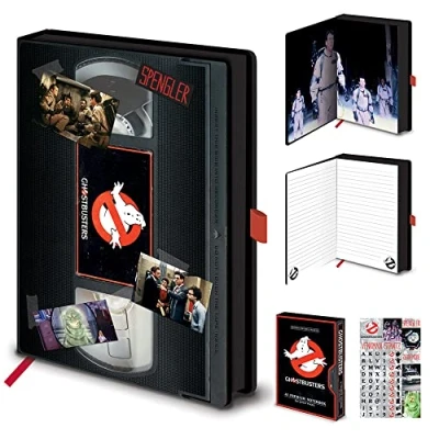 Abbildung von empireposter Ghostbusters VHS Premium Notizbuch im A5 Format Größe 15x21 cm