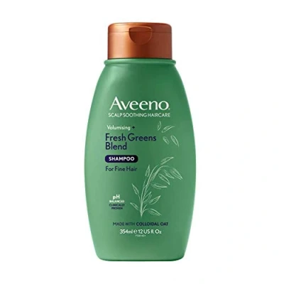 Abbildung von Aveeno Itchy Scalp Soothing &amp; Volumising Shampoo zur Pflege bei juckender Kopfhaut, für mehr Volumen von feinem Haar, 354 ml
